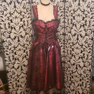 Gothic lolita spin doctor dress LG nwot